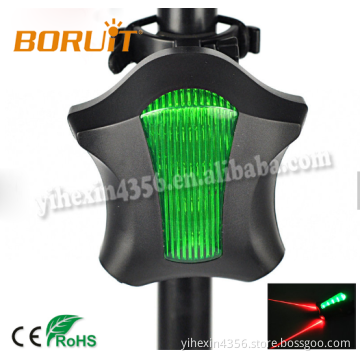 Outdoor Sport Bicycle Bike Led Laser Beam Rear Tail Light Safety Light